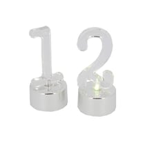 Bougies Chiffres 0 à 9 LED Patisdécor (x 10)