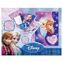 Coffret journal intime et boite a secrets reine des neiges - disney