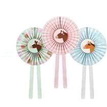 3 Eventails Décoratifs Mon Joli Cheval