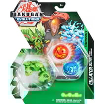 Bakugan evolutions : pack de demarrage 3 boules : gillator trox howlkor - saison 4 - spin master 20137398