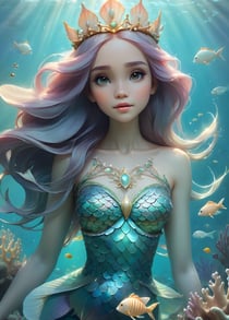 Puzzle 300 pièces - Beautiful Mermaid - Bluebird Puzzle