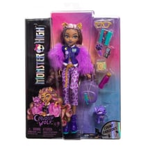 Poupée monster high clawdeen wolf avec chien crescent et accessoires - mattel - hrp65