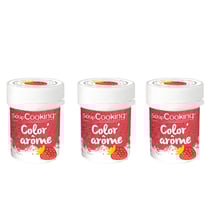 Colorant alimentaire rose arôme fraise 30 g