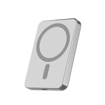 Force Power Powerbank 5000mAh Compatible MagSafe Induction 15W Gris clair