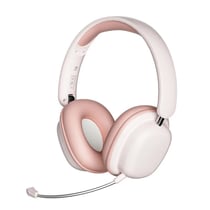 Casque Audio Sans Fil Bluetooth Gaming Avec Micro Plug Play Noir 20h Autonomie Rose YONIS