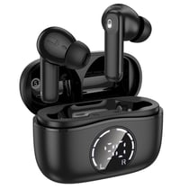 Ecouteurs Bluetooth ANC ENC Réduction De Bruit Sans Fil Autonomie 7h Noir Noir YONIS