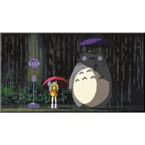 Mon voisin Totoro - Tableau bois Bus Stop
