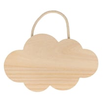 Silhouette nuage 25x15x0,8 cm - bois - Artemio