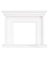 Cheminée miniature mesurant 15 cm x 12.8 cm x 4 cm et appartenant à la gamme Monde des lutins de la marque Rico Design Blanc
