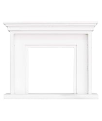 Cheminée miniature mesurant 15 cm x 12.8 cm x 4 cm et appartenant à la gamme Monde des lutins de la marque Rico Design Blanc