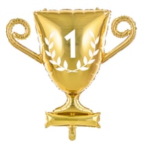 Ballon Aluminium Hélium Coupe - 35 cm