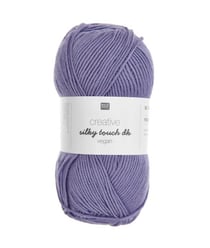 Fil à tricoter Creative Silky Touch Dk Vegan - 100gr - Rico Design 029 Violet Lilas