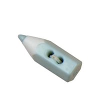 Bouton en forme de crayon couleur Bleu Layette 0,7cm x 2cm