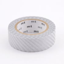 Masking tape Rayé Argent - 7 m x 15mm