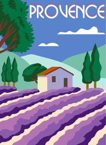 Canevas Margot Provence 40x30cm - MRCU722353