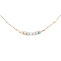 Collier Piana en pierres Amazonite