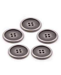 Lot de 5 boutons métal