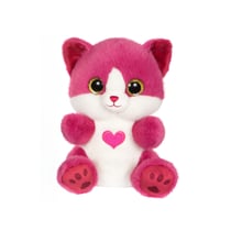 Peluche - Peluche Chat BERRY rose framboise – Cutydoos Love – 23 cm