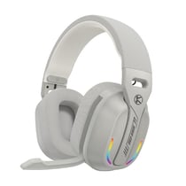 Casque Bluetooth 5.4 Sans Fil Pour Gaming Avec Lumières RGB Et Longue Autonomie Gris YONIS