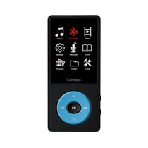 Lenco Lecteur MP3 / MP4 8Go avec Bluetooth Écran LCD en Couleur Noir / Bleu
