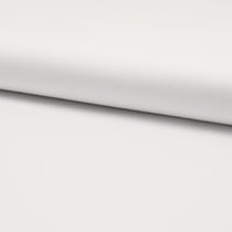 Tissu Popeline de coton unie stretch Blanc