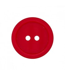 Carte de 3 boutons de chemise 2 Trous en polyester 20mm - Prym Rouge