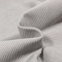 Tissu Velours d'ameublement côtelé Lena Gris