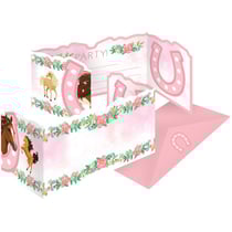 8 Invitations Cheval