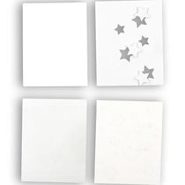 MégaCréa DIY - Carte double shaker Etoiles Carte à paillette 14cm
