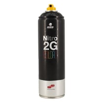 Bombe de peinture - Noir mat - MTN Nitro 2G Color - 500ml