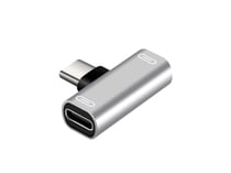 Avizar Adaptateur Splitter Double USB Type-C vers USB Type-C Argent
