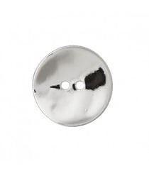 Bouton métal ondulé 2 trous 15 à 20mm - Prym 15 Argent