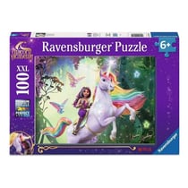 Puzzle 100 pieces XXL - Sophia et Wildstar / L'ecole des licornes