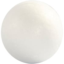 Boules en polystyrène, d 3 cm, blanc, 10 pièces/ 1 Pq.