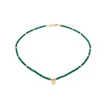 Collier Lumia en pierres Malachite