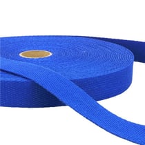 Film 20m Sangle coton bleu roi