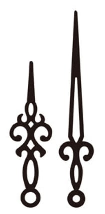 Mécanisme 17 mm et Aiguilles pour horloge : Rétro