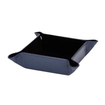 VIDE POCHE - CUIR Satiny - 12,5x12,5x4,5 cm