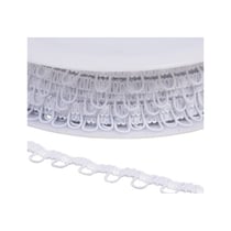 Galon ganse élastique 17mm blanc au mètre