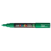 Lot de 12 marqueurs peinture pointe conique extra-fine 0,7-1 mm - POSCA - Vert foncé