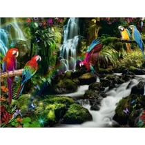 Puzzle le paradis des perroquets 2000 pieces - collection oiseaux exotiques - ravensburger - 171118