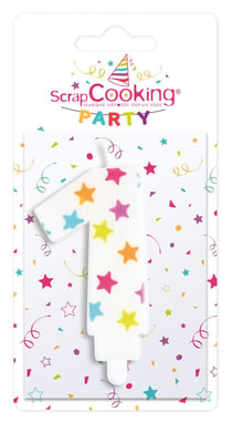 Bougie d'anniversaire numéro 1