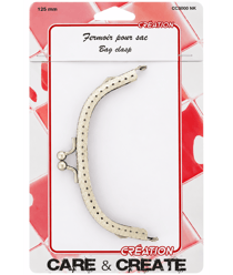 Fermoir de sac 125 mm – Care & Create Nickel