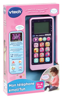 Mon téléphone émoti'fun rose - VTECH