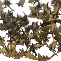 Pack de 50 attaches parisiennes sapins de Noël bronze, brads scrapbooking