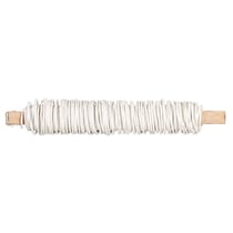 3 bobines de fil de papier 20 m - Blanc