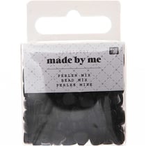 165 perles coeur 5 x 7 mm - noir