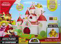 Playset Château Royaume Champignon + Figurine - Super Mario - Jakks Pacific