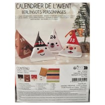 Calendrier de l'avent Berlingots personnages - Graine Creative - Beige