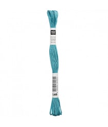 Fil à broder mouliné Uni - Rico Design 149 Bleu